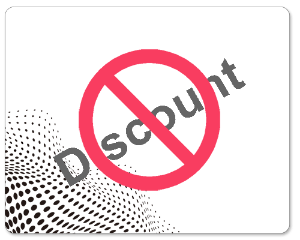 Block Discount on Manufacturer Logo